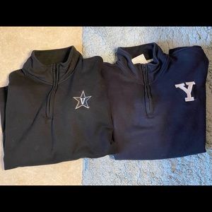 Champion Sweatshirt Mens Large YALE & VANDERBILT. 2 Sweatshirts Included.
